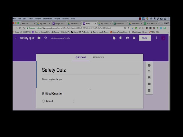 Basic Quiz in Google Forms