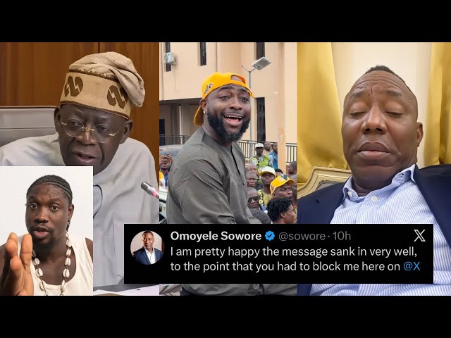 VeryDarkMan talk as Sowore Drag Davido & Adeleke for endorsing Tinubu after Osun Election 
