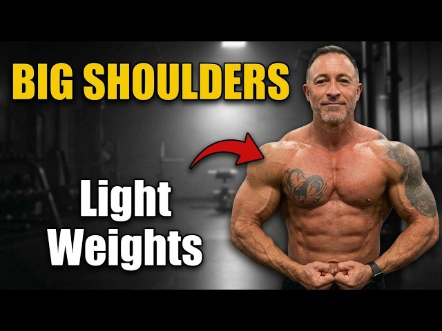 My #1 Workout for Bigger Shoulders After 50  (NO HEAVY WEIGHTS)