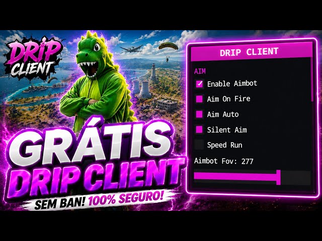 🔰 MOD MENU FF DRIP CLIENT VERSÃO GRÁTIS HS 100% CAPA 🔰 MOD MENU DRIP CLIENT HEADSHOT ATUALIZADO HOJE