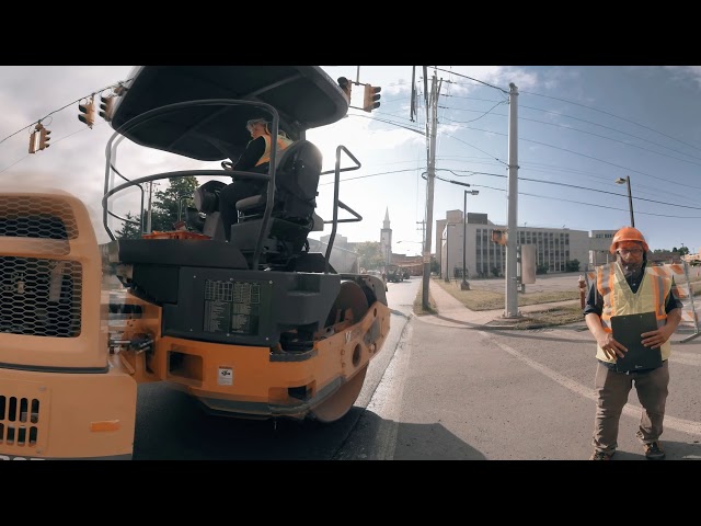 NYSDOT Paving Construction Zone in 360 - Virtual Reality