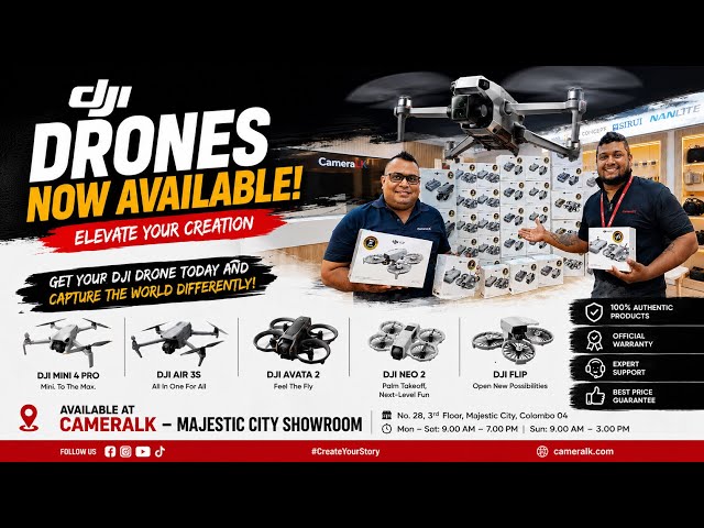Drones DJI ya disponibles