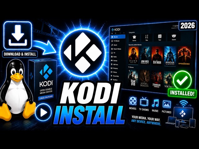 Kodi Media Center Installation for Linux