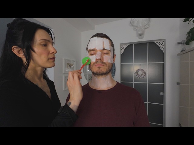 ASMR A Complete Face Grooming Session
