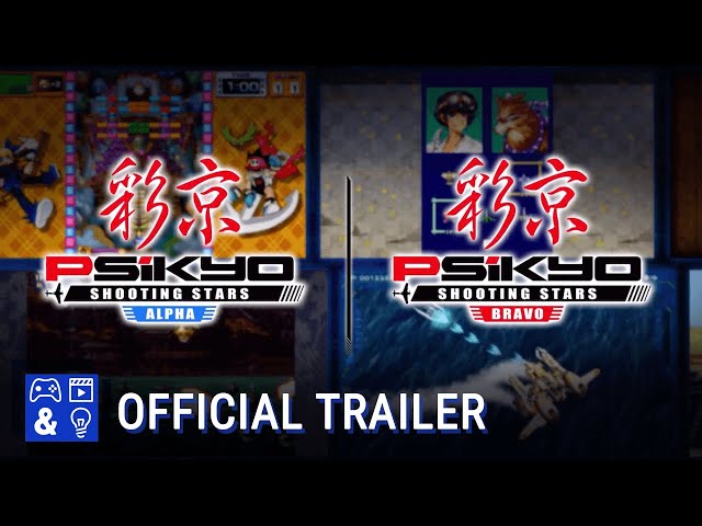 Psikyo Shooting Stars Bravo - Gameplay Trailer (Nintendo Switch)