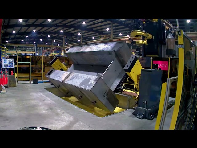 Robotic Welding for Trailer Body and Crane Components | Turnkey Cell | ABAGY #roboticengineering