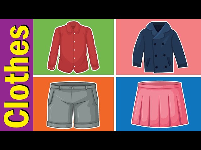 Clothes Vocabulary Chant for Children | Fun Kids English