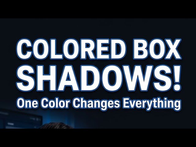 CSS Colored Box Shadows 🌈 Create Amazing Glow Effects Like a Pro!