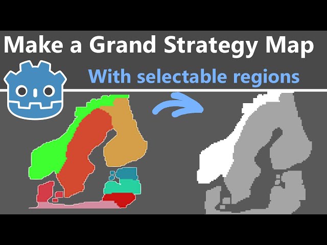 How to make a 2D Grand Strategy Map! Godot 4 Tutorial