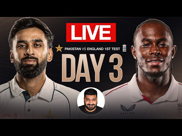 PAK vs ENG Match Live: Pakistan vs England 1st Test Day 3 | Commentary | Leeds Weather | Score |
