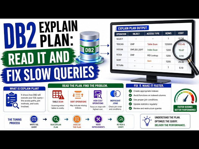 DB2 Explain Plan: Read It and Fix Slow Queries