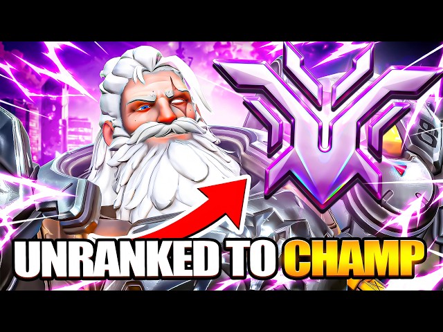 Unranked To Champion Flanking Reinhardt (Full Series)