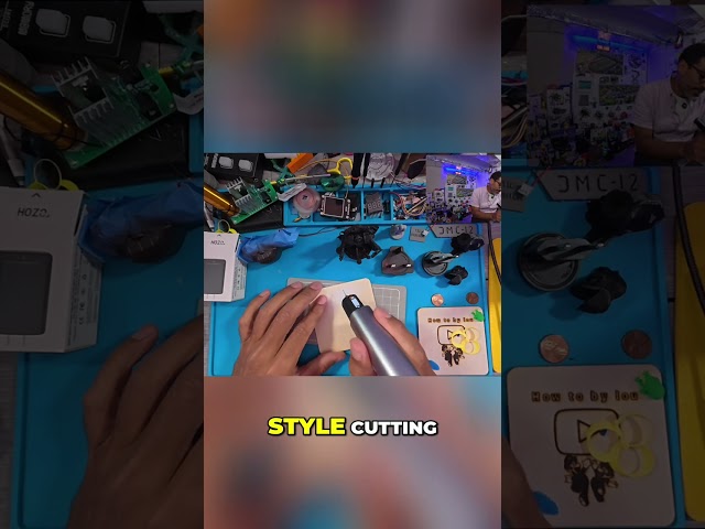 Corte ultrasónico de precisión increíble: ¡Tecnología alucinante! #shorts