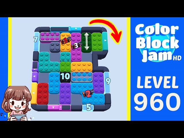 Color Block Jam Level 960 Solution Walkthrough