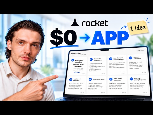 How to Turn Any Workflow Into an AI App (No Code) | Rocket.new
