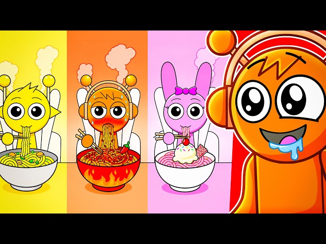 THE ULTIMATE SPRUNKI MUKBANG (Satisfying)