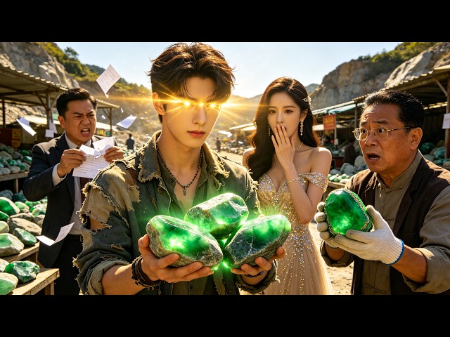 窮小夥靠一雙透視眼，從緬北礦坑殺上賭石王座，回國時半個緬北都來送行！#短劇 #熱門短劇  #短劇推薦 #大陸短劇