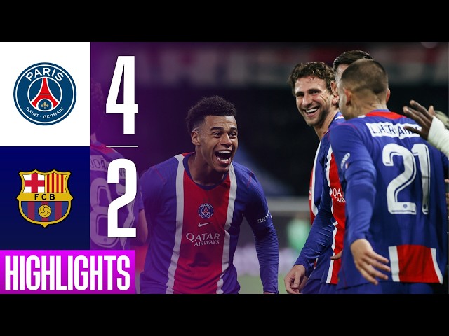 PARIS 4-2 BARCELONA | HIGHLIGHTS FROM A CRAZY MATCH!