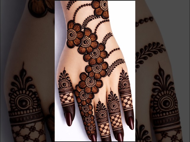 Easy quick Mehndi Designs For Back Hand ll Easy Arabic Mehndi Design For Front Hand|| stylish Mehndi