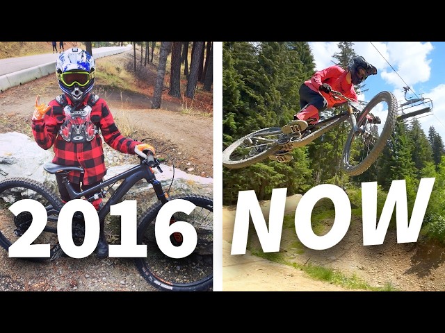 My 10 years of Mountain Biking Progression!