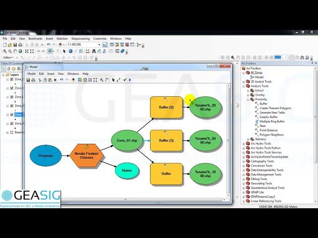 Iteradores en ArcGIS: automatizar procesos con Modelbuilder