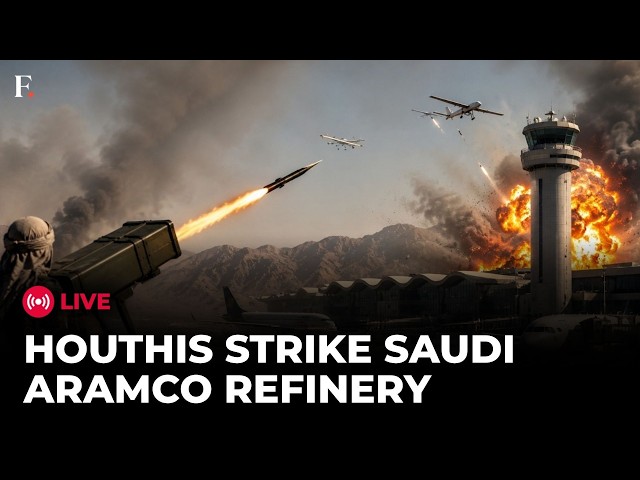 US IRAN WAR LIVE: Houthis 'Attack' Saudi Airport, Aramco Site Amid Bab Al-Mandeb Threat