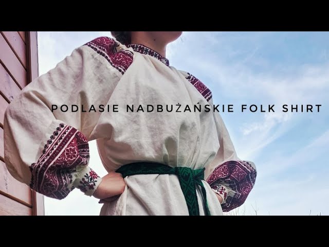 The Slavic Cottagecore Saga Continues | Making my Podlasie Nadbużańskie Folk Costume: Shirt