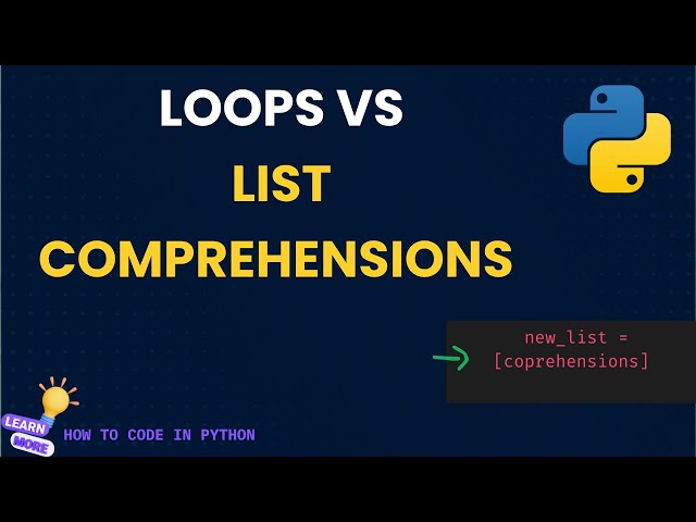 Python for Beginners | Loops & List Comprehensions Explained Step-by-Step