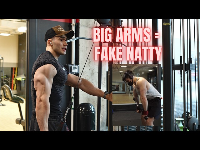 Big arms complete a physique..