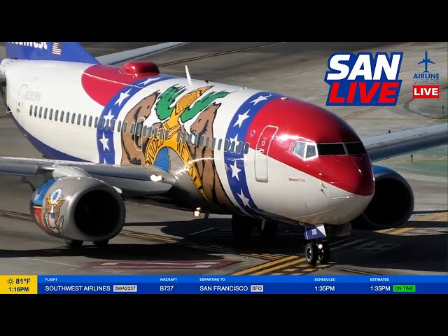 🔴LIVE SAN DIEGO (SAN) AIRPORT ACTION! (December 9th, 2025)