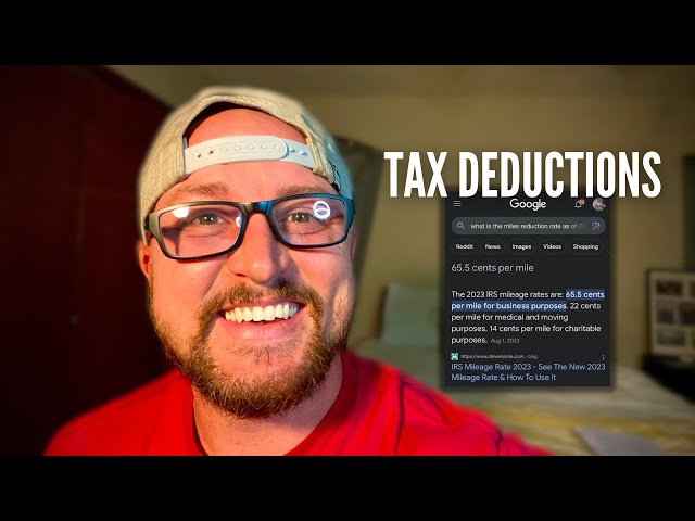 Great Tax Deductions For Gig Work Like Walmart Spark Delivery, DoorDash, Ubereats, Etc.