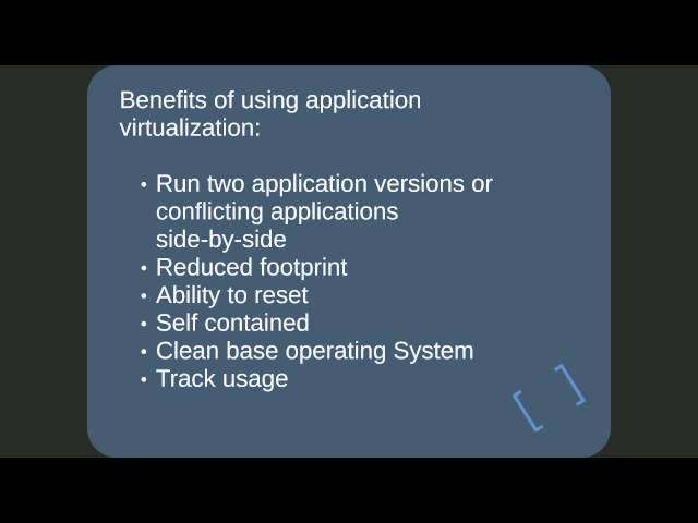 What is Application Virtualization?
