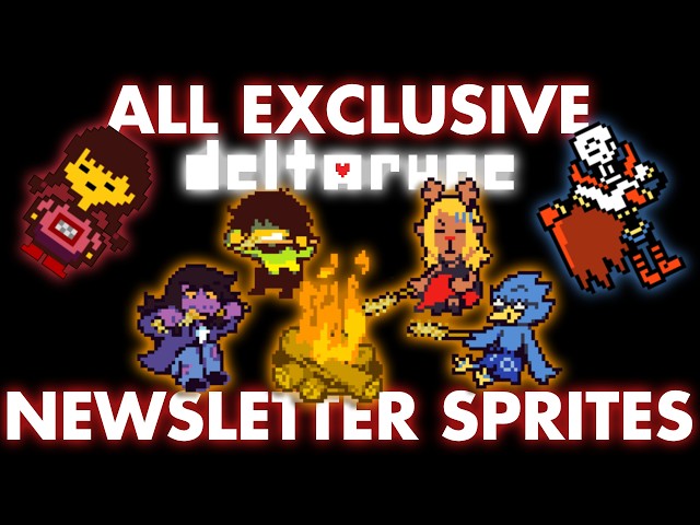 EVERY Sprite from the Undertale/Deltarune Newsletters