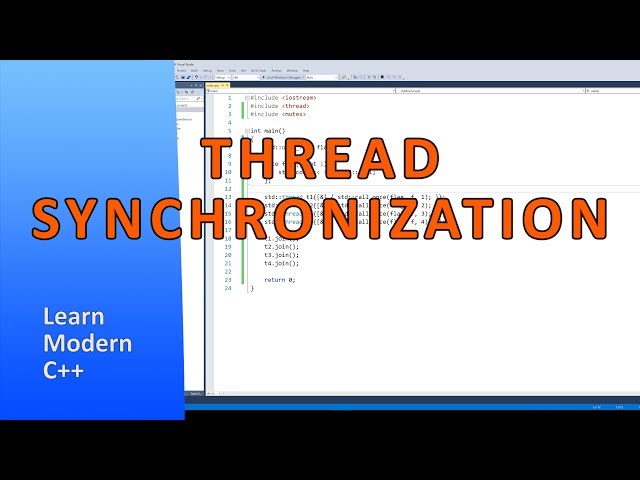 Thread Synchronization Primitives - Learn Modern C++
