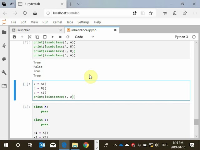 40 Python Objects isinstance and issubclass Methods