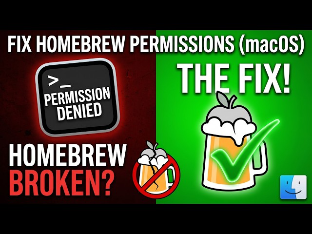 How to Fix Homebrew "Permission Denied" Error on macOS!