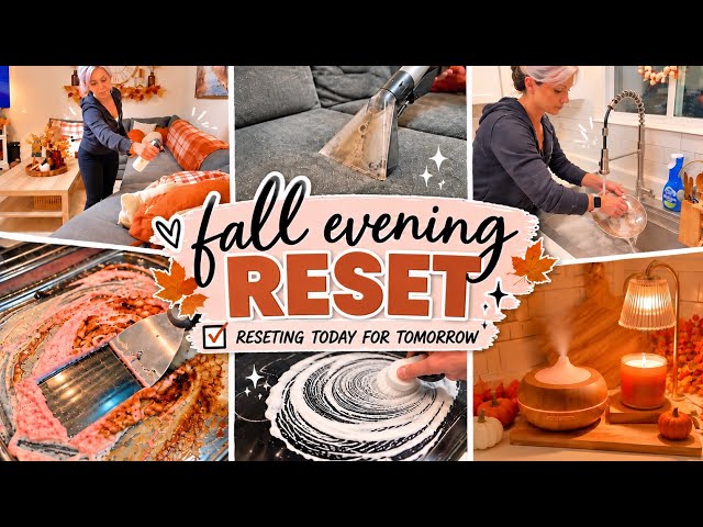 NIGHTTIME CLEAN WITH ME 🌙 | Satisfying Deep Cleaning, Couch & Oven Deep Clean + Kitchen Reset