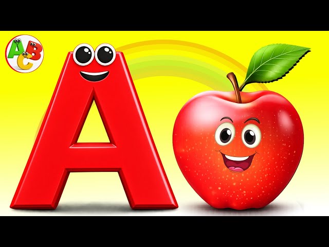 A is for Apple | ABC Phonics Fun | Learn Alphabet A to Z | Kids Songs & Nursery Rhymes