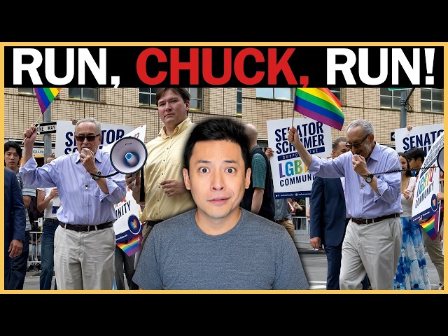 Chuck Schumer BOOED at NYC Pride as Democrat Civil War EXPLODES!
