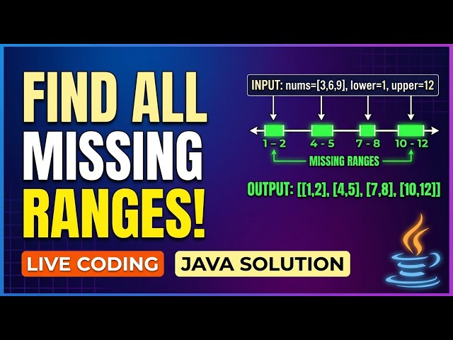 leetcode 4031- Find All Numbers Disappeared in an Array II output - Java live coding