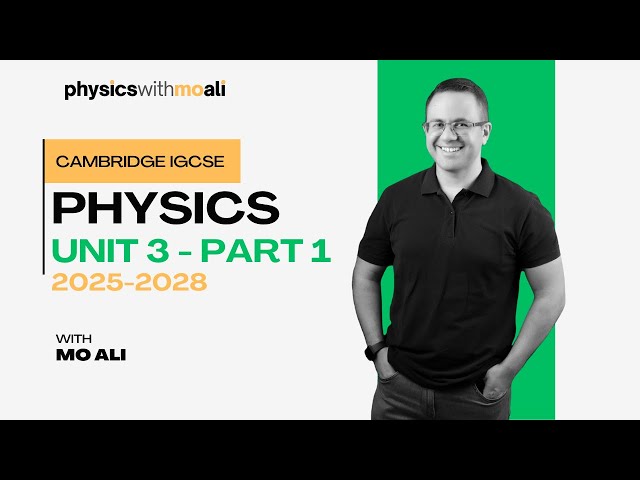 Unit 3 Part 1 - Waves -  Cambridge IGCSE Physics Revision 2025 to 2028