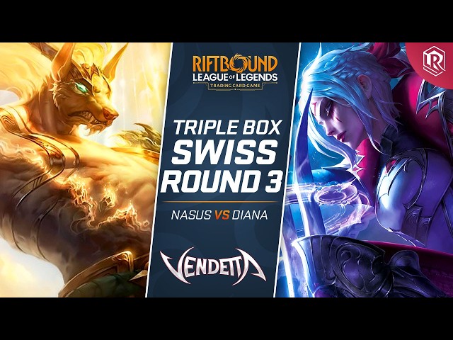 Nasus vs Diana | Triple Win-A-Box Riftbound Vendetta Tournament - Round 3