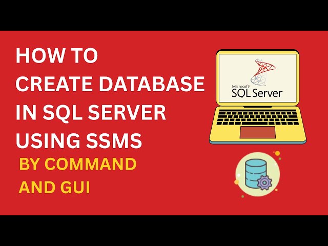 How To Create Database in SQL Server using SSMS (GUI + Query) | SQL Server for Beginner #sqlserver
