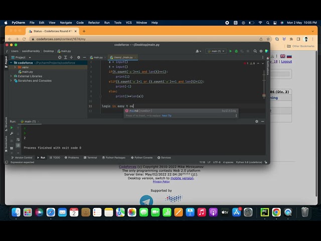 codeforces 786 div 3 | problem C | infinite replacement solution with explanation