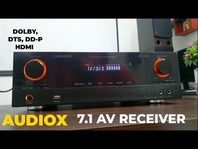7.1 AV RECEIVER |AUDIOX, DOLBY DTS, HDMI, ARC SUPPORTED AMPLIFIER |PART 1 @denxaudio