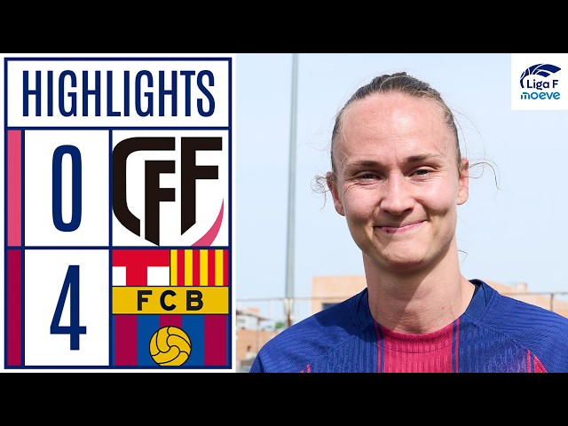MADRID CFF 0 - 4 FC BARCELONA | RESUMEN LIGA F MOEVE