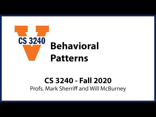 Behavioral Patterns