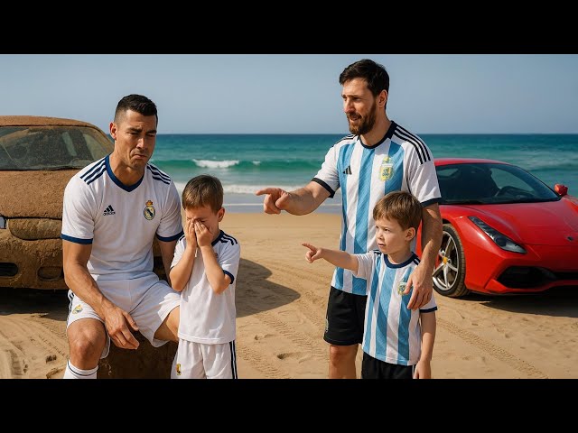Something Happened Between Ronaldo and Messi on the Beach and It Surprised Everyone Everyone #cr7