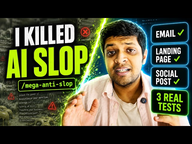 I Built a Skill to Kill AI Slop and Fix AI Writing