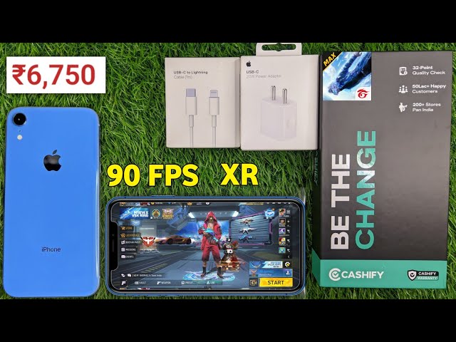 refurbished iphone xr unboxing // iphone xr unboxing gaming test // iphone xr free fire gameplay